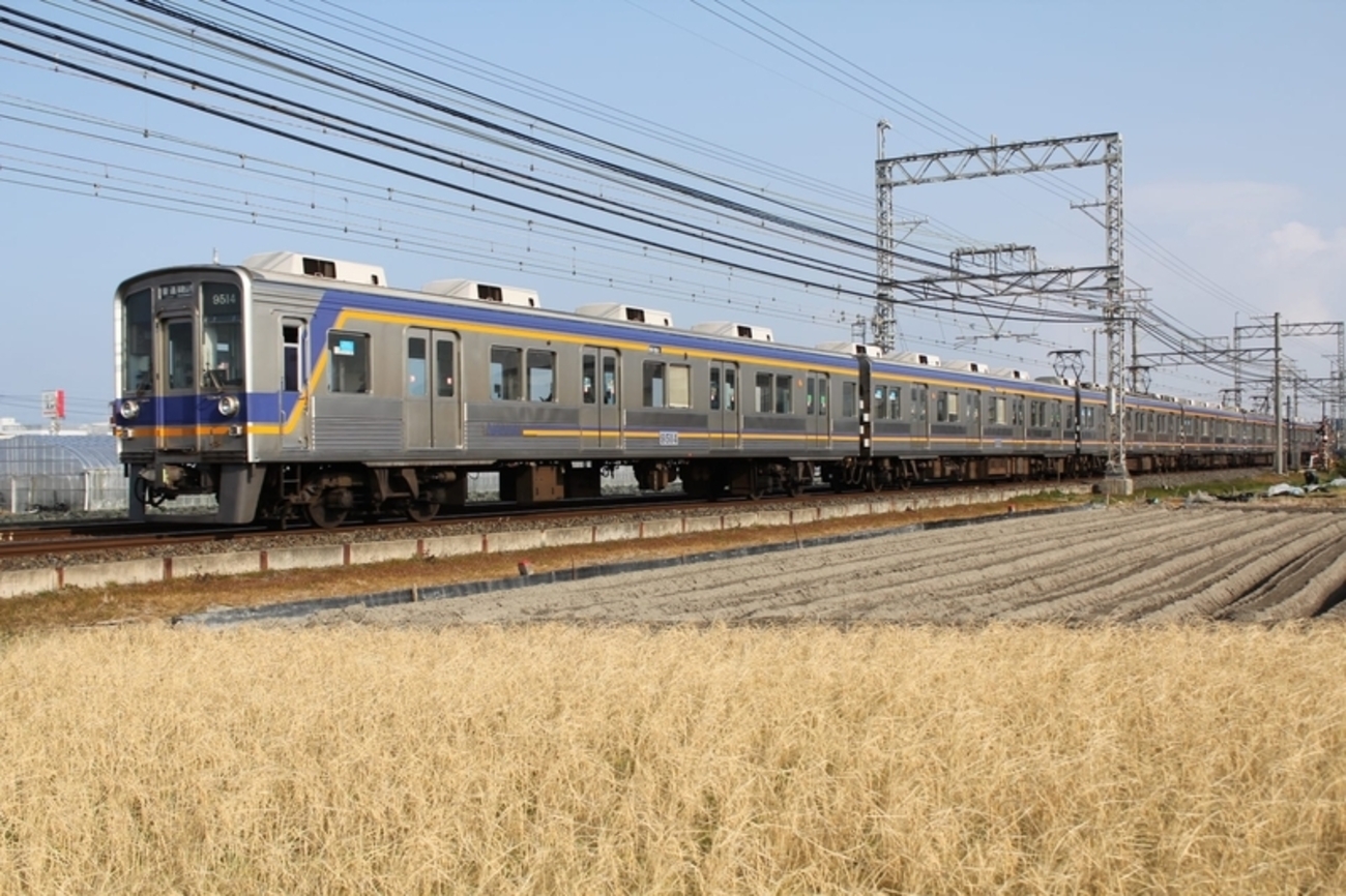 泉北ライナー一番乗り試乗会列車の撮影(その1) - Yo-hybrid1200の撮影紀行