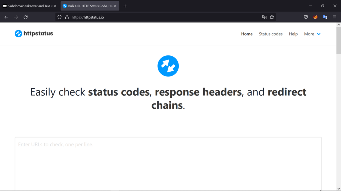 Subdomain takeover and Text injection on a 404 error page
