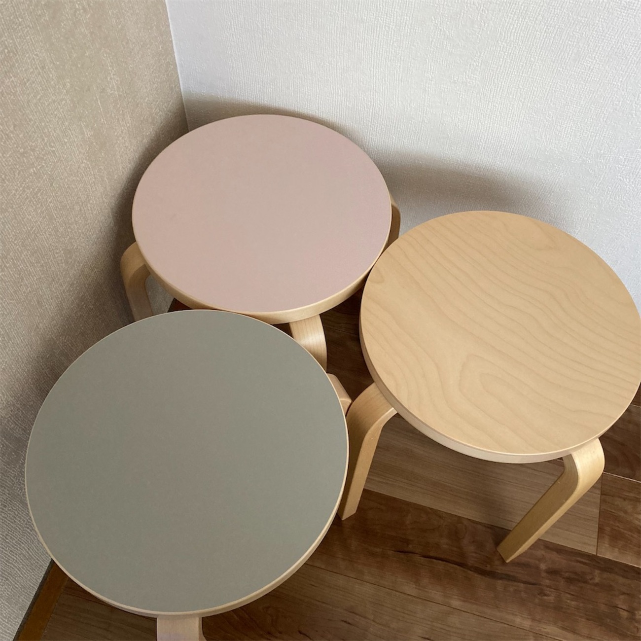 artek stool60 scope 別注 パウダー 24