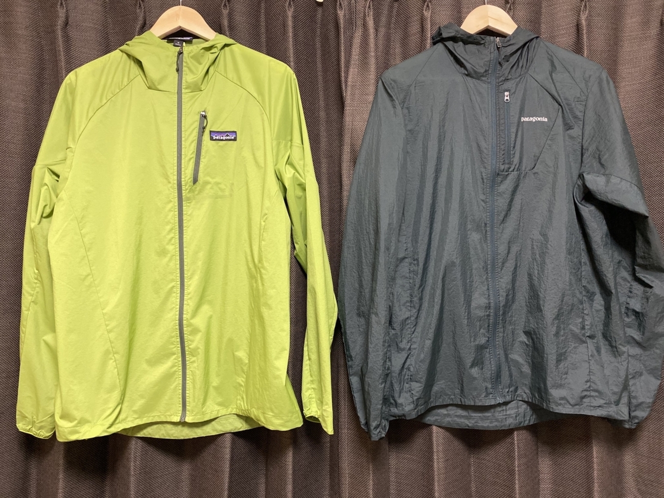 patagonia フーディニジャケットとフーディニエアジャケットの比較 - P 