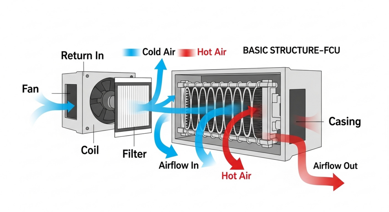 完全ガイド】ファンコイルユニット選定の全知識｜種類別の特徴から施工