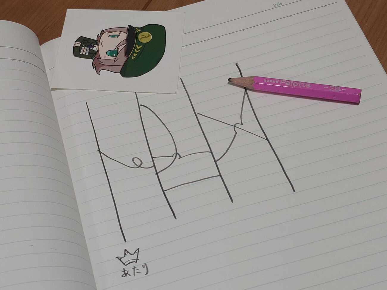 あみだくじ② あみだくじが無限ループしないことを証明した - にわとり小屋での