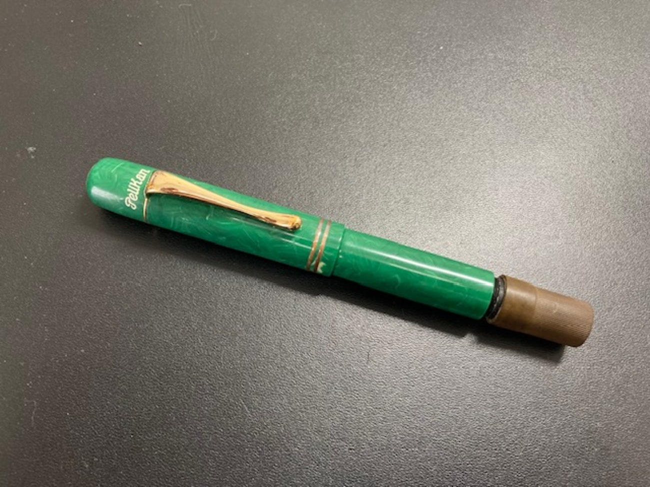 ピストンシール作り ／ PELIKAN 1935 Jade Green - 筆記具工房
