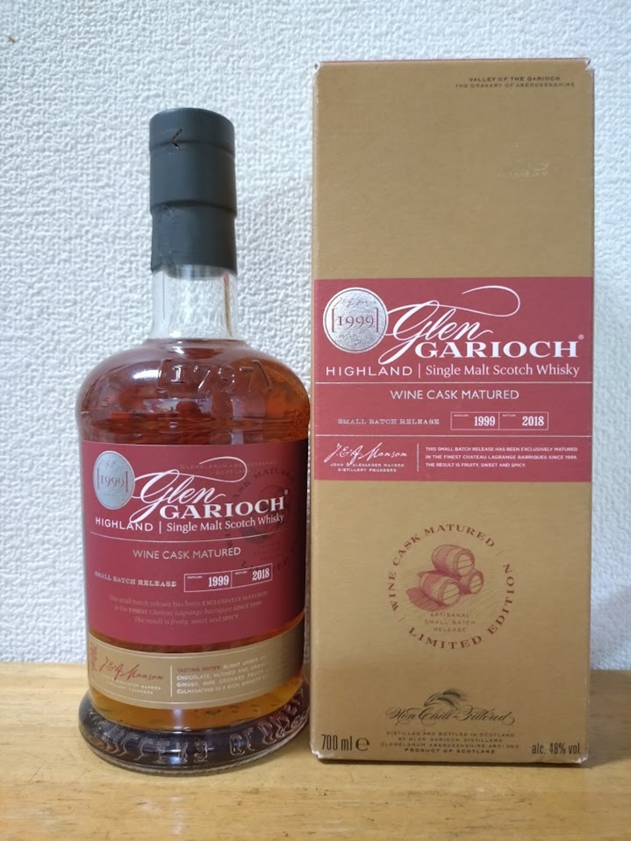 グレンギリー 1999 ワイン樽熟成 / Glen Garioch 1999 Wine Cask 