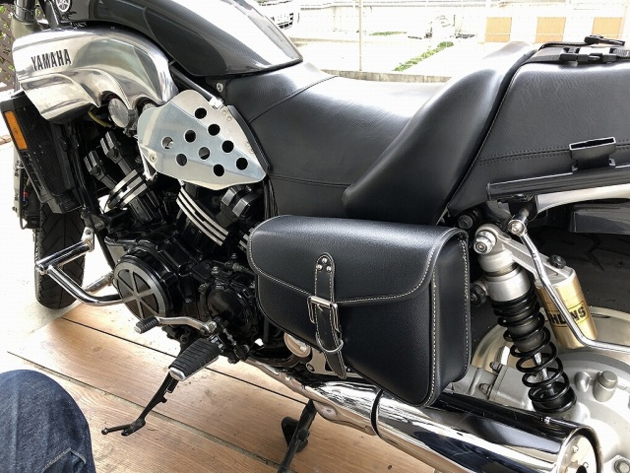交換してみた「オーリンズ リアサスペンション」 Vmax - 「バイク乗り 