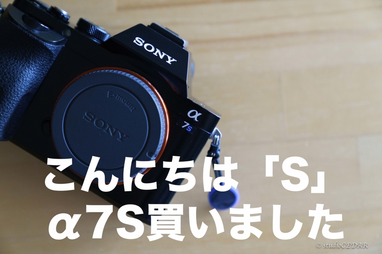 ようこそS】α7Sⅲ発表直前だけどα7S買いました！レビュー＆作例 