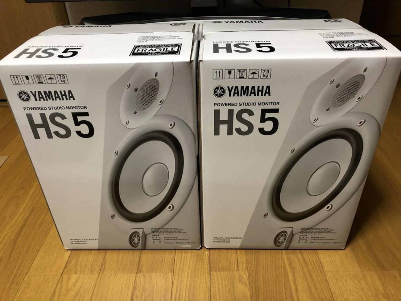 YAMAHA HS5-W 2台セット （YAMAHAのモニタースピーカー『HS5』を購入 