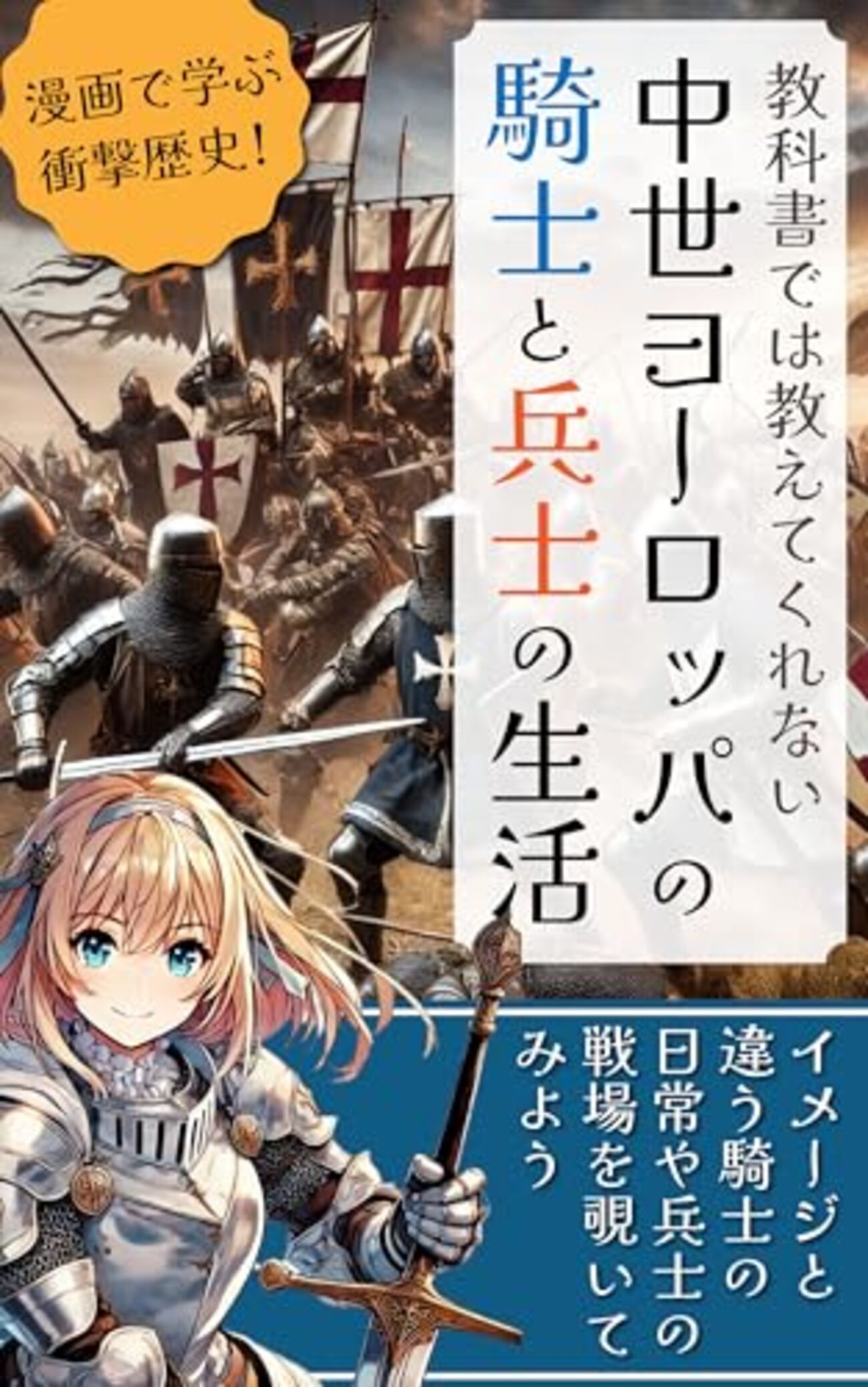 中世ヨーロッパの騎士は意外と〇〇だった?!『漫画で学ぶ衝撃歴史!教科書では教えてくれない中世ヨーロッパの騎士と兵士の生活』が暴く驚きの日常 - 窓メモ