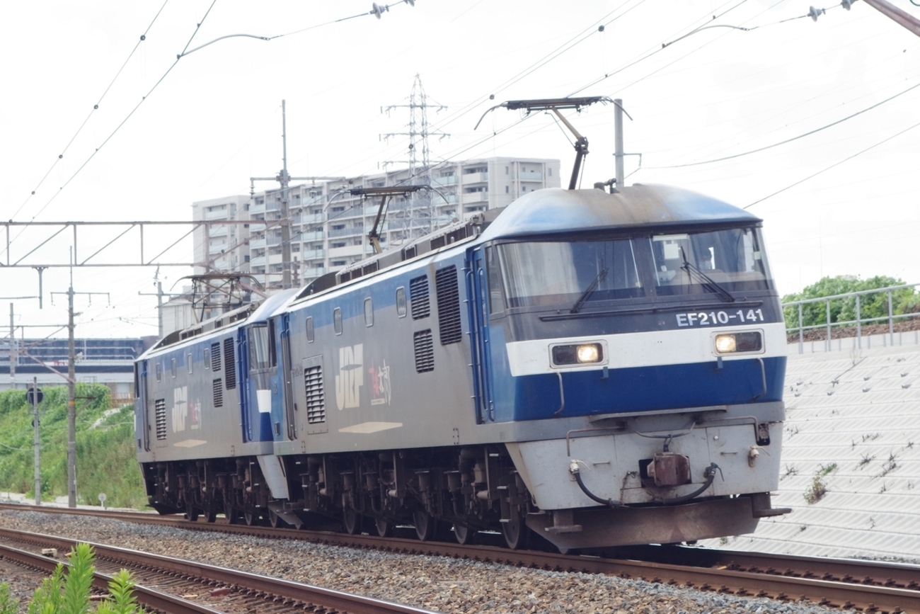 京都鉄道博物館から帰るEF66 27とEF65 2085を撮る。 - ニセ京都