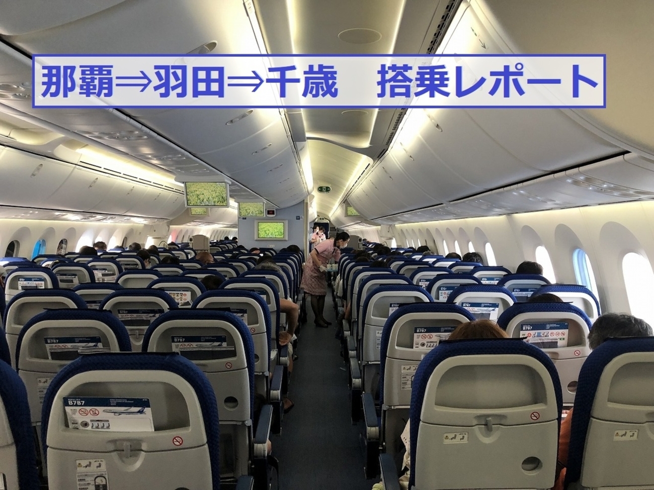 ANA】那覇✈︎羽田✈︎新千歳 B787-8搭乗記 - SAPPOROベースで 