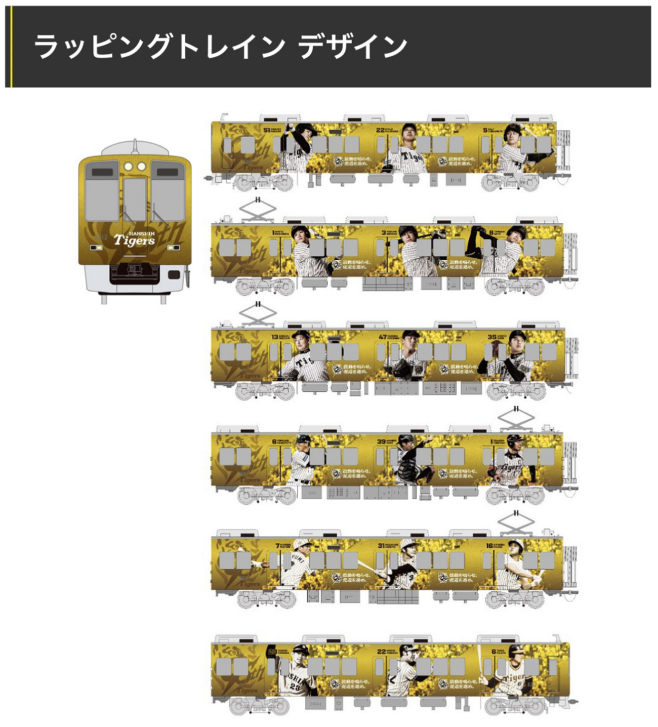 球団創設90周年記念！阪神タイガースの特別ラッピング電車＆バスが運行 