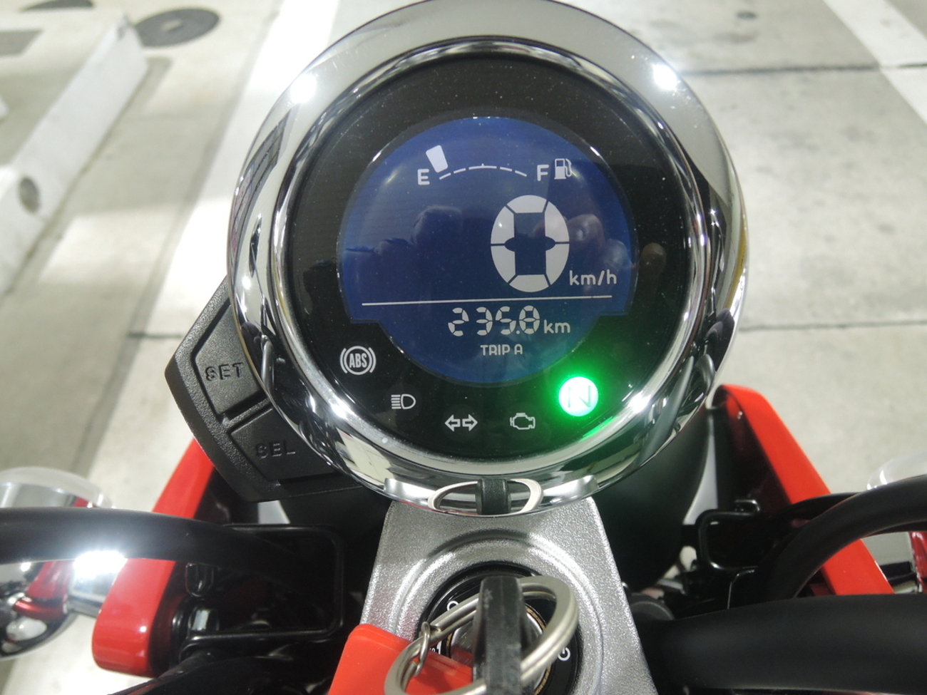 モンキー125（JB05） 燃費記録 目盛りではなく、走行距離で管理すべし 