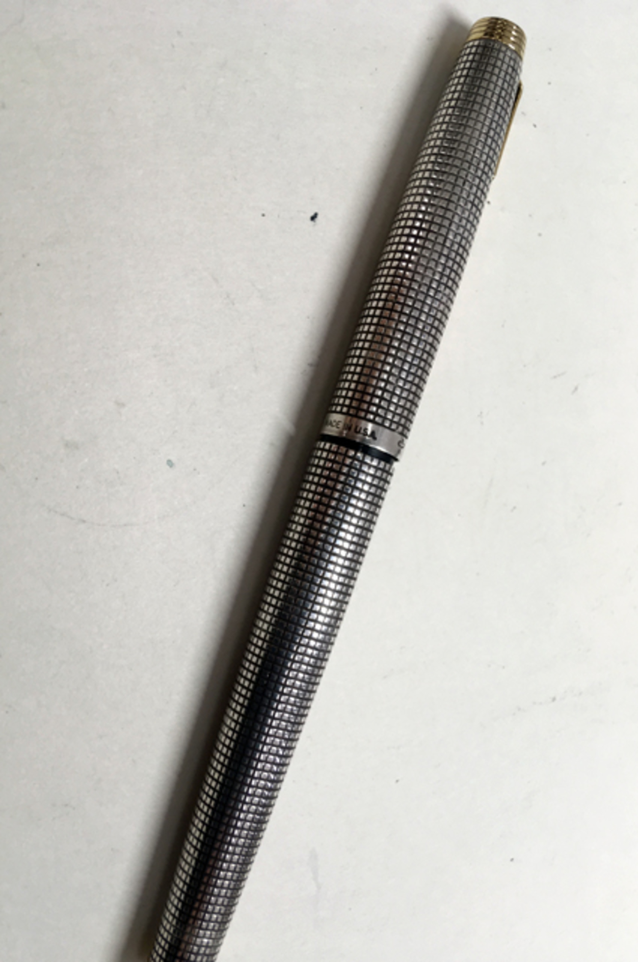 ◇未使用 1970年代 珍品！米国製 シルバー製（銀製）パーカー75