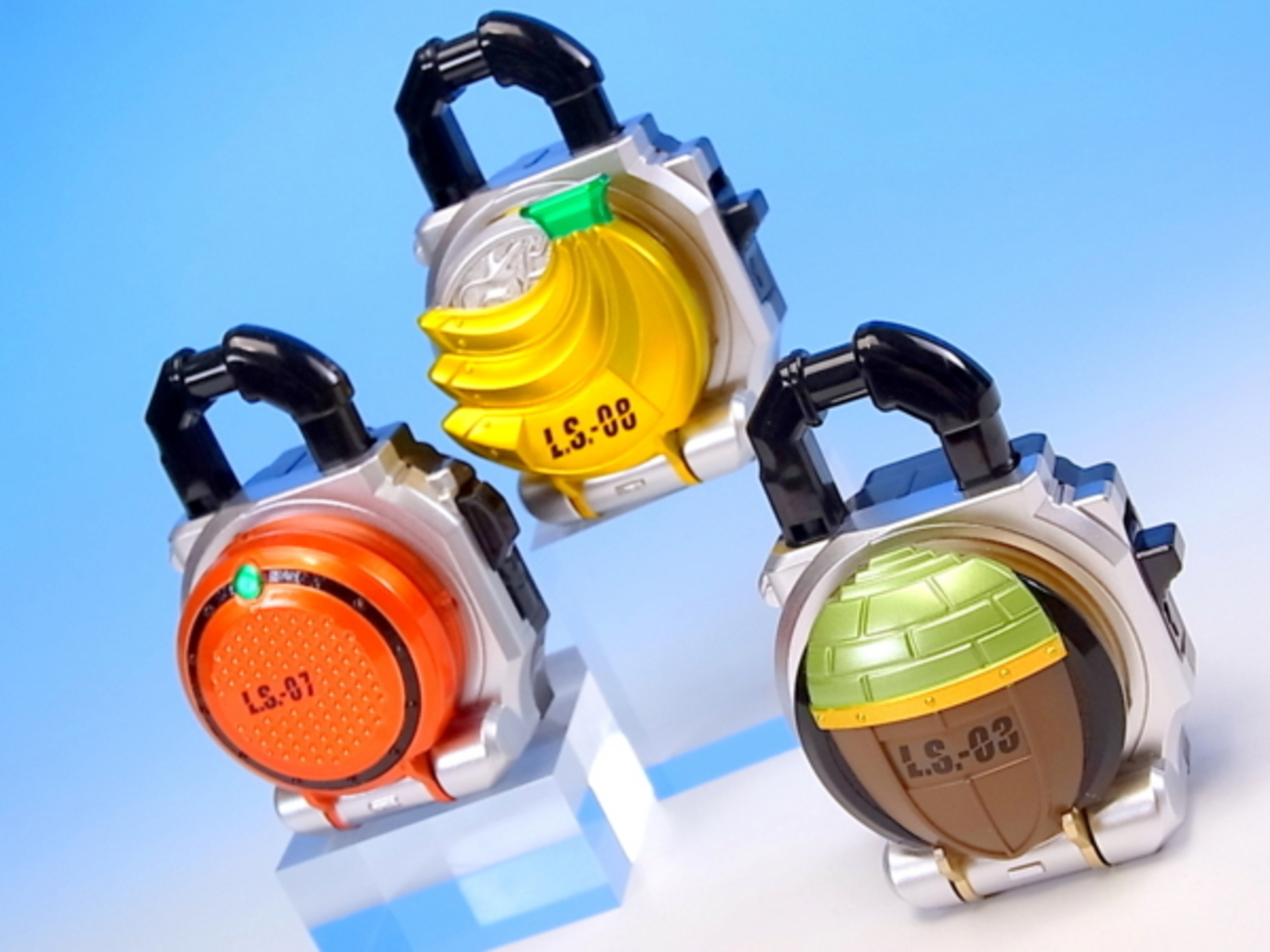 仮面ライダー鎧武 カプセルロックシード 01 3種レビュー - YOの玩具箱