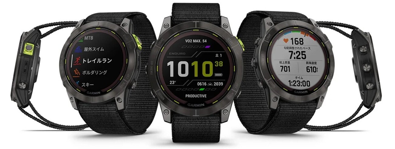 GARMIN Enduro 2 】Suica対応・ソーラー充電とAndroid対応スマート 