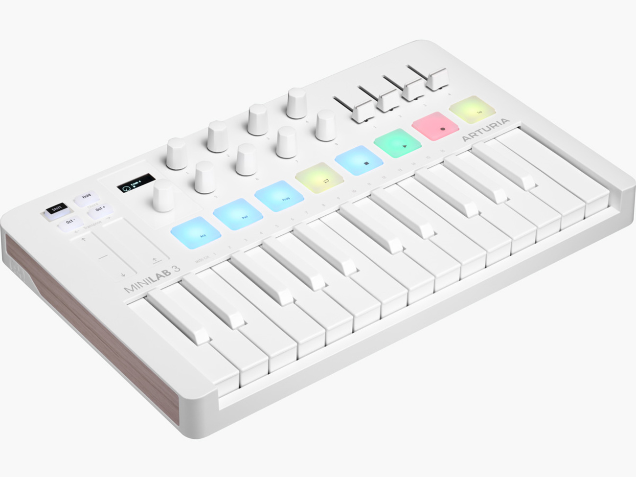 ARTURIAのキーボード／コントローラーMiniLab 3にオールホワイトモデル 