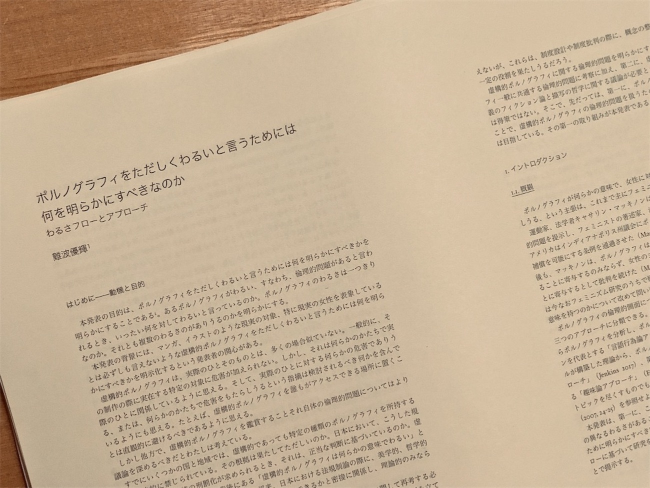 ポルノグラフィをただしくわるいと言うためには何を明らかにすべきか：資料公開と感想記 - Lichtung