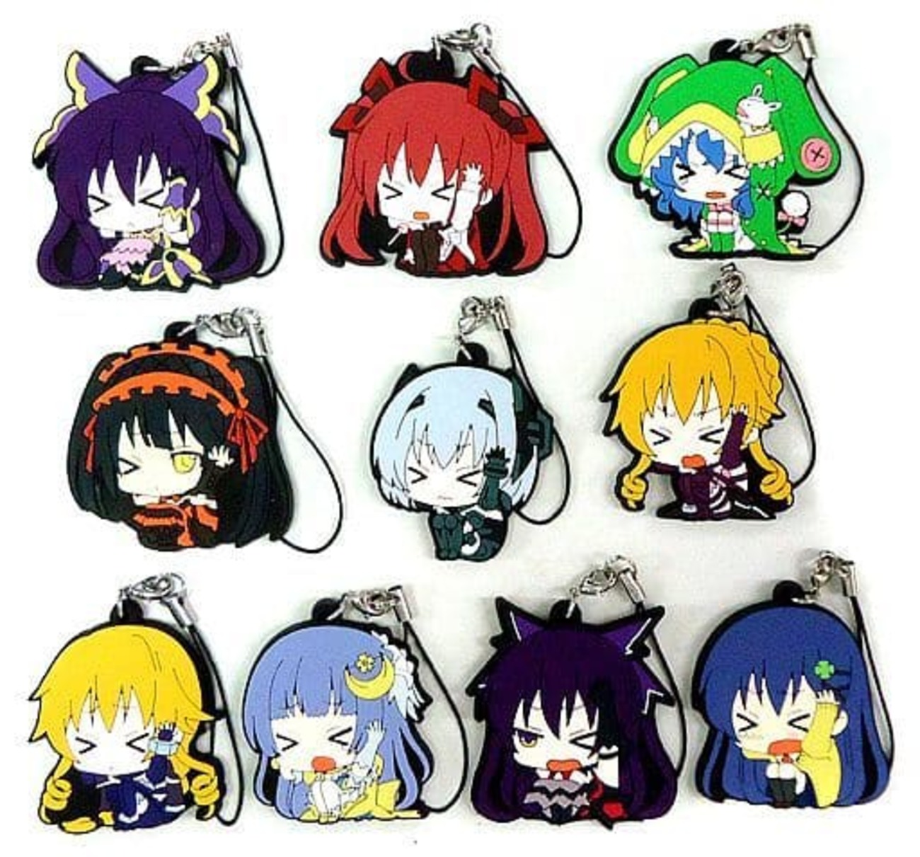 今全10種セット 「デート・ア・ライブII ViVimus ラバーストラップ 