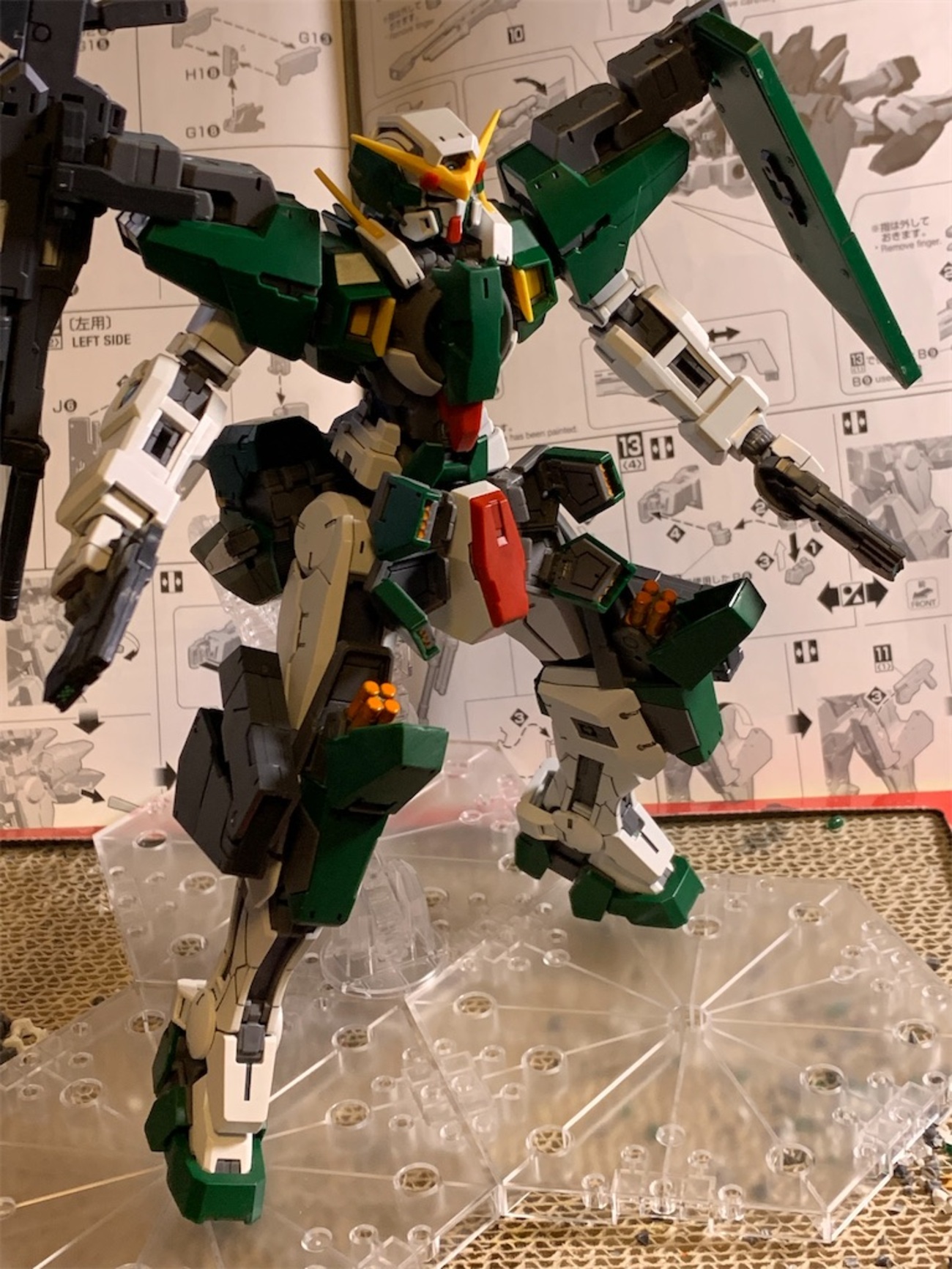 MG 1/100 ガンダムデュナメス の制作 vol2 〜素組み&スミ入れ&部分塗装 