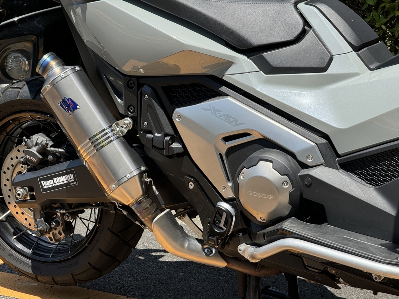 X-ADVにTSRマフラーを入れてみた - おっさんがアドベンチャーバイクを 