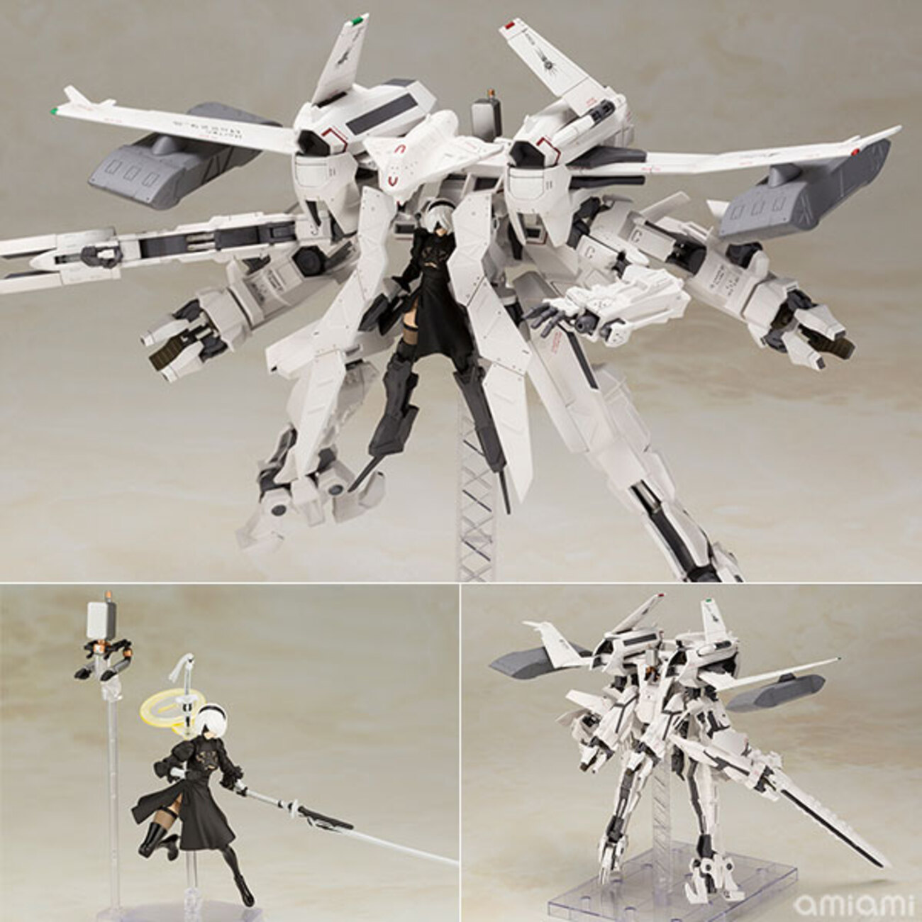 ニーア オートマタ】『飛行ユニット Ho229 Type-B ＆ 2B（ヨルハ二号B 
