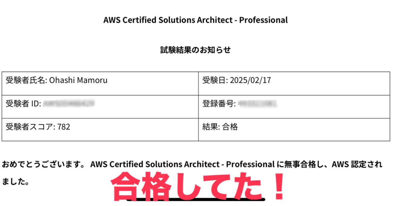 AWS Solution Architect Professional (SAP-C02) に合格しました！#1 