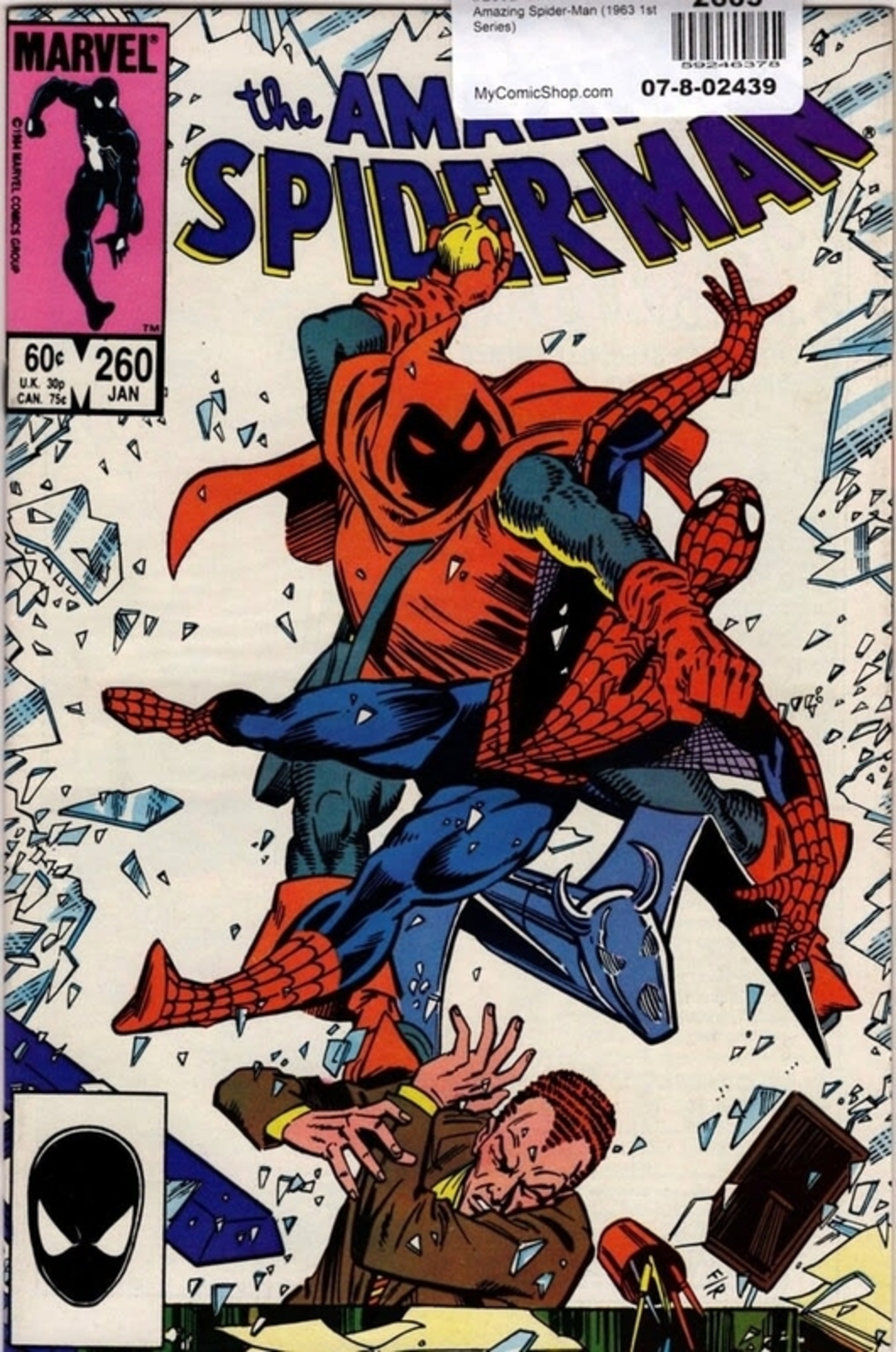Mary Janeとの友情の始まり、1984年のAmazing SPIDER-MAN 259号と260号 - amecomitoramenの日記