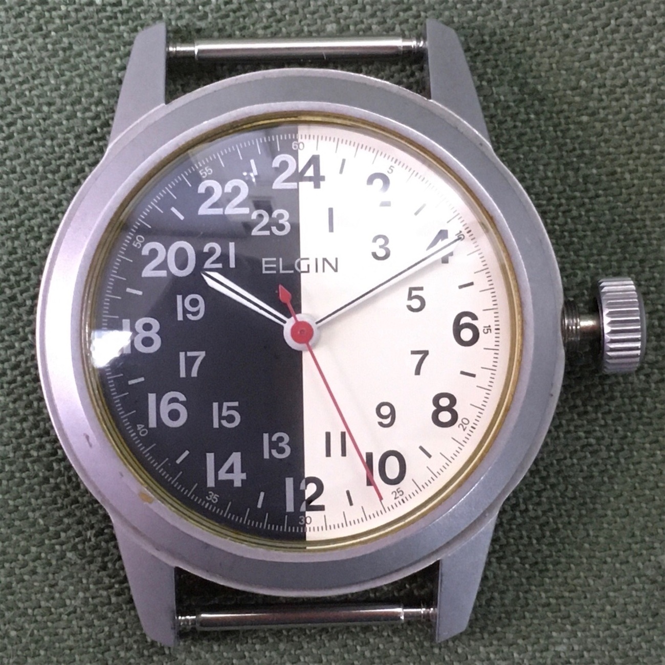 一目瞭然！【アメリカ軍装備品】陸軍航空隊腕時計A–17A（24時間計 