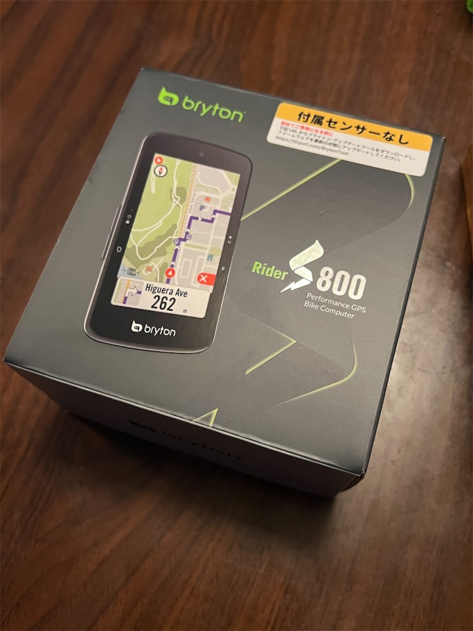 ブライトン 浅黒い bryton ライダー rider s800 付属センサーなし
