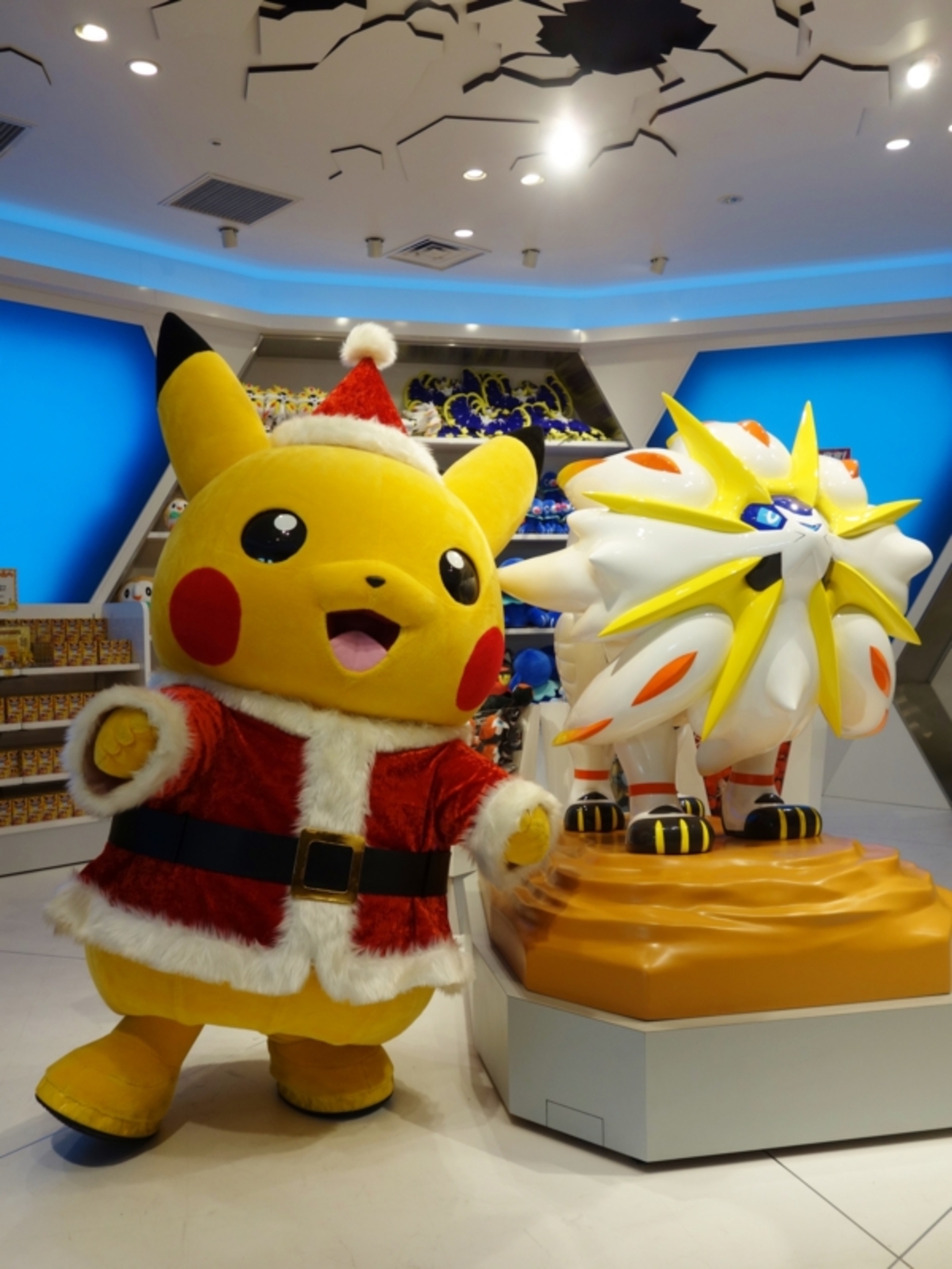 ポケモンセンター限定 2005年ピカチュウ クリスマス ぬいぐるみ 紙タグ 