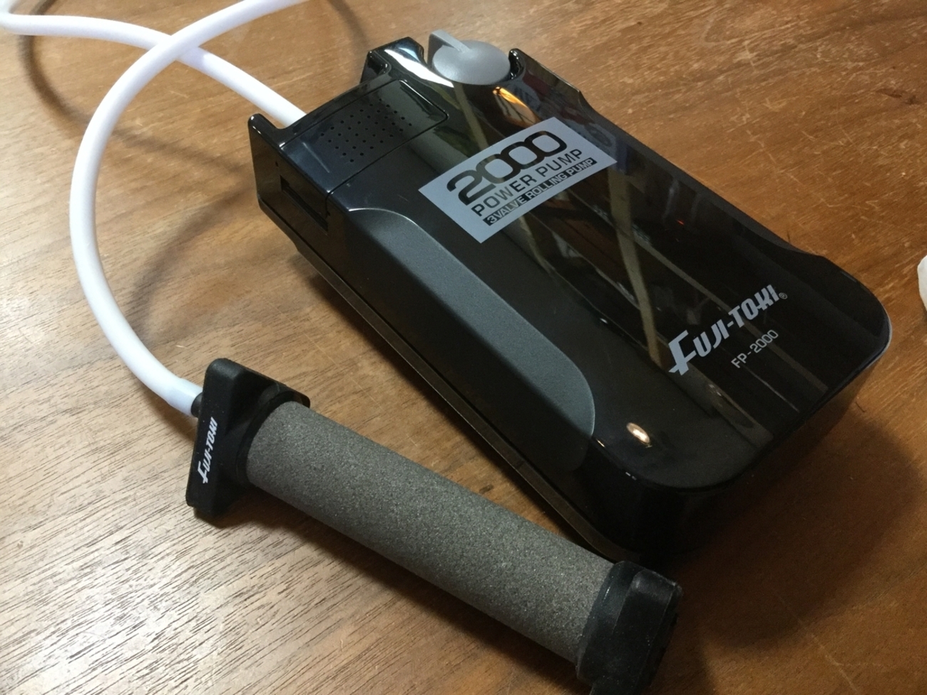 泳がせ釣りのアジを活かす【富士灯器エアポンプが超便利だった】FP 