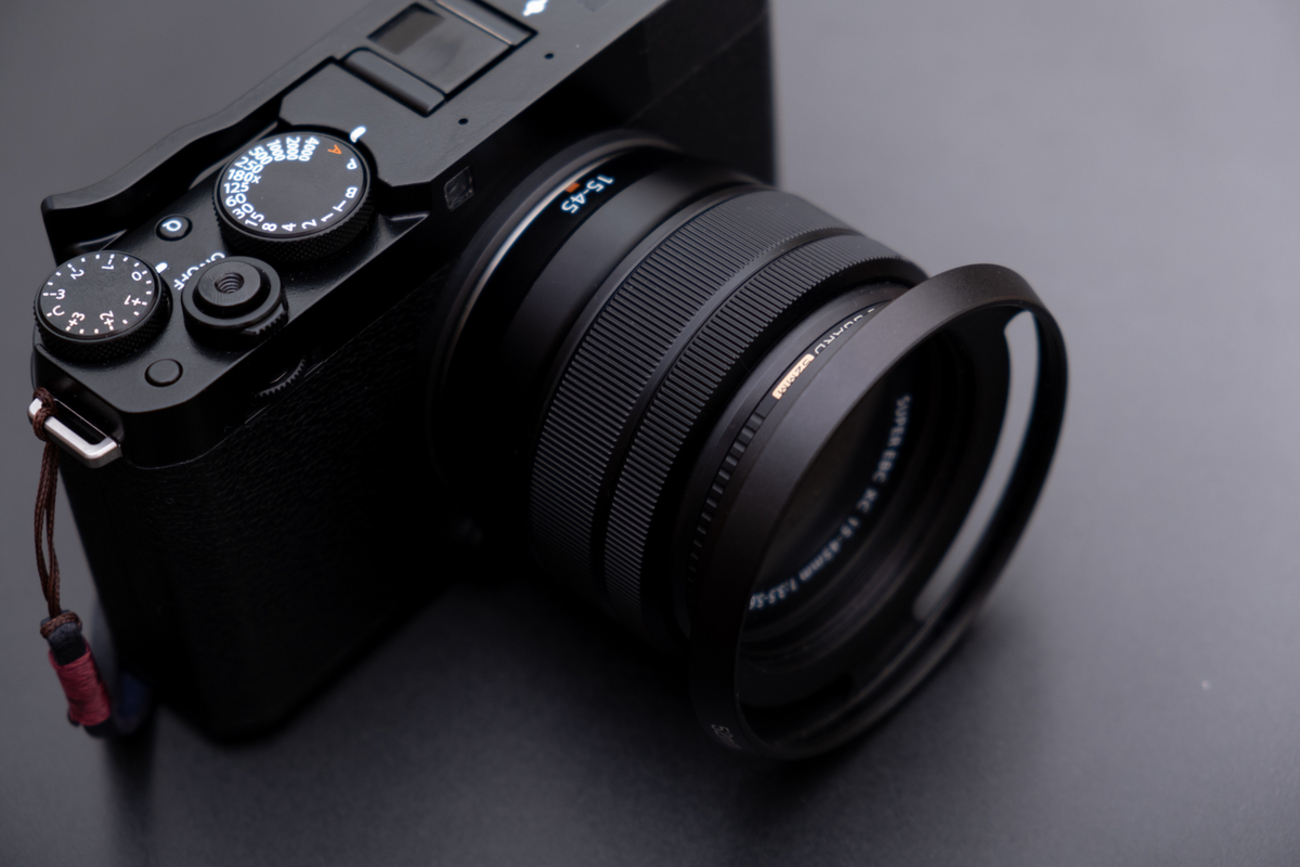 レンズフード XC15-45mm】950円で安いしカッコいいし、これは買うべき 
