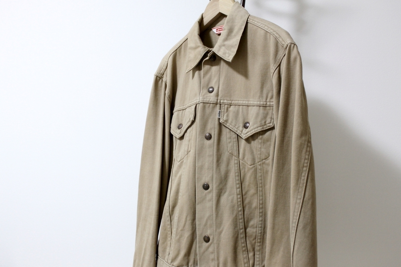 枯葉のつもる季節の古着 | 60s-70s LEVI'S 70505 BIG E COTTON TWILL