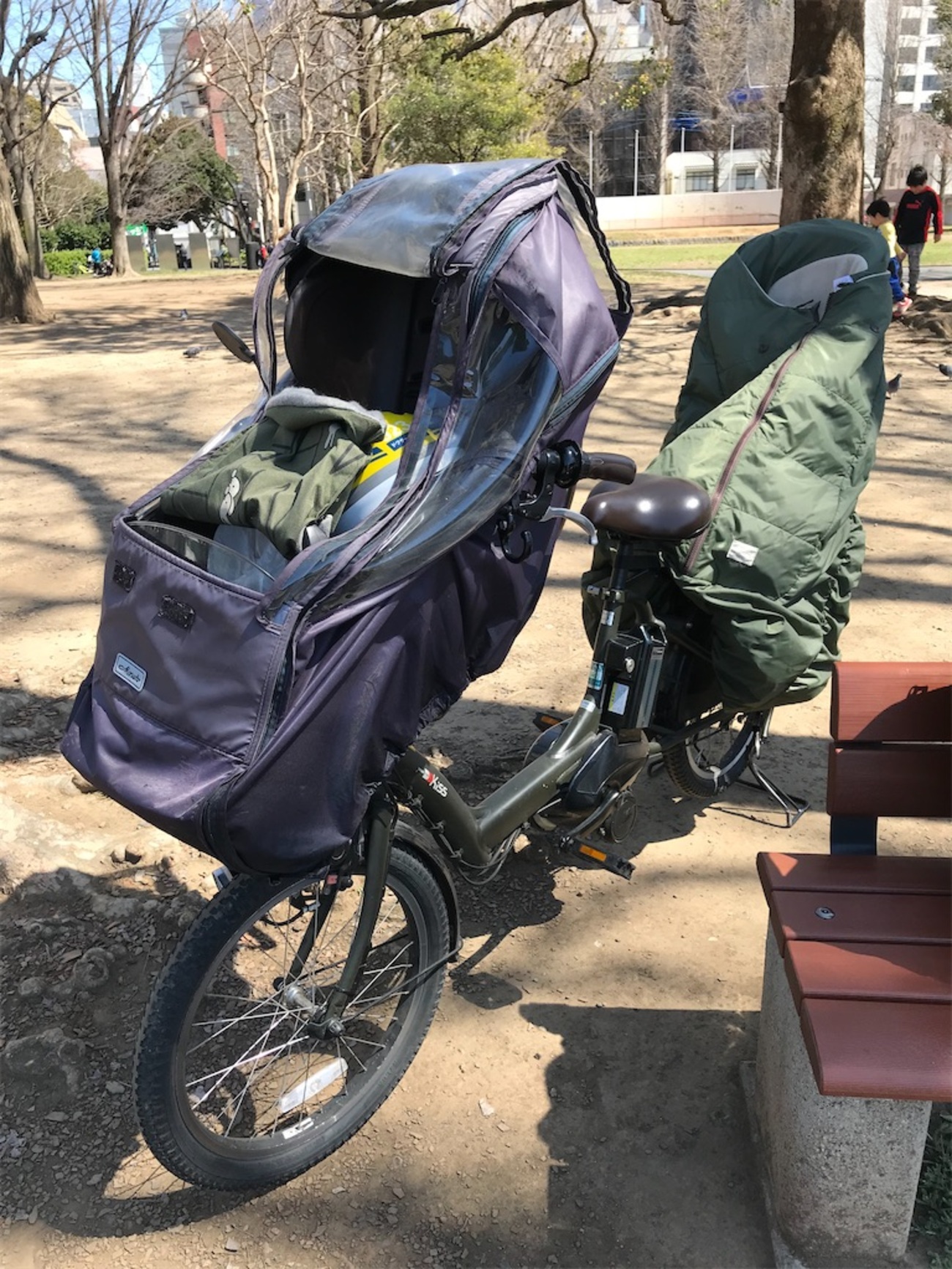 3人乗り自転車の荷物量を増やす - 眼鏡婦人のLet it goな日々