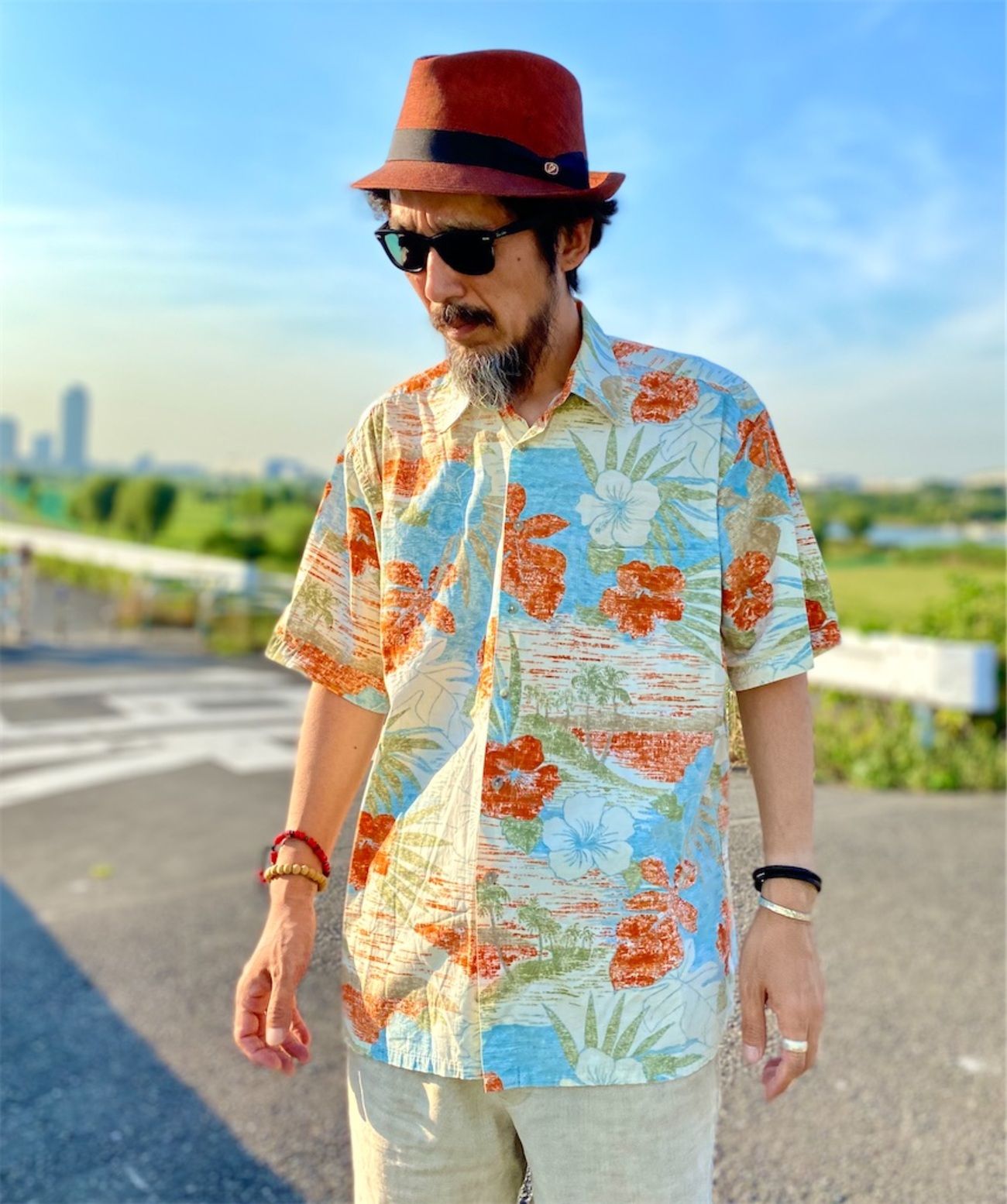 今年推したい柄シャツ古着。pierre cardin（ピエールカルダン）の