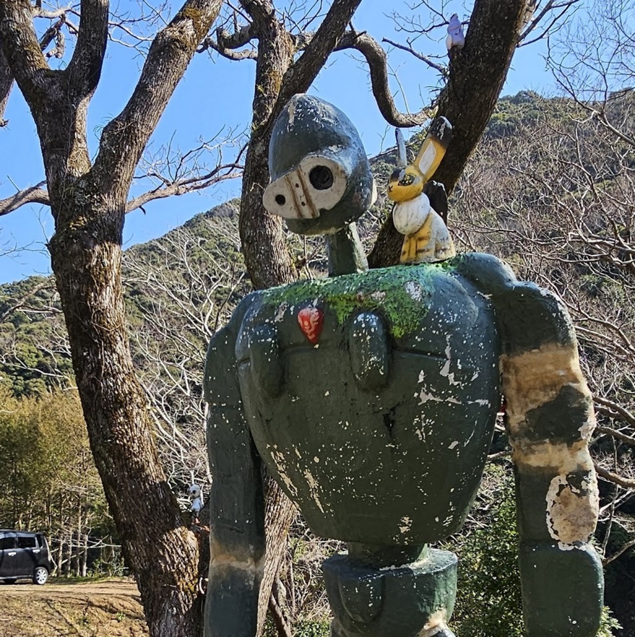 ジブリ　ロボット兵 延岡「ジブリ・ロボット兵のオブジェ」予約不要、無料で会える