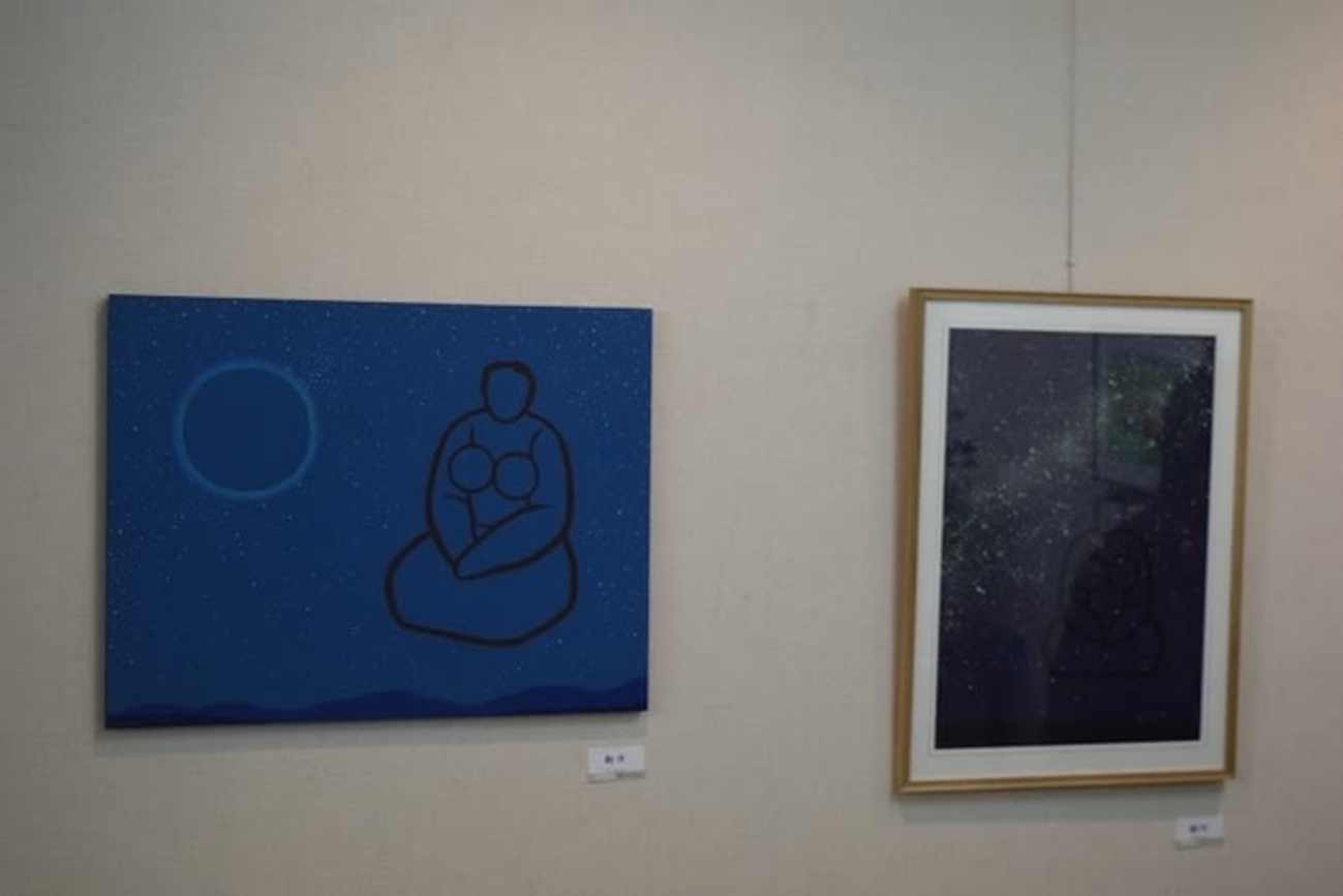 □西村一夫展－座る婦人 （2015年6月22～27日、札幌） 6月27日は4カ所