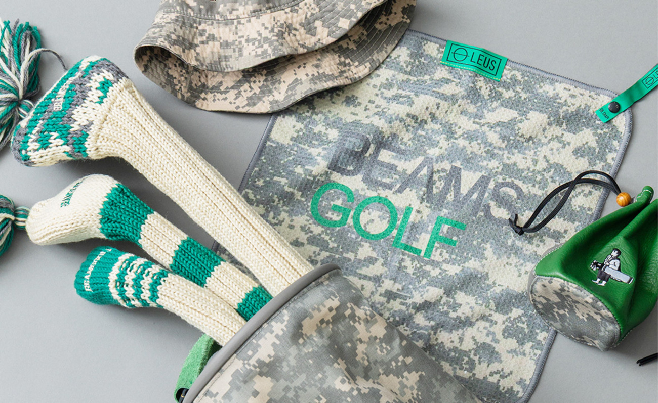 ゴルフ初めはバッグで差を BEAMS GOLFがデジタル迷彩コレクションを