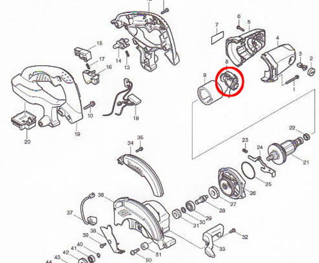 14.4Vのマルノコに18Vのバッテリを入れると・・・その2 - 大工道具屋の 