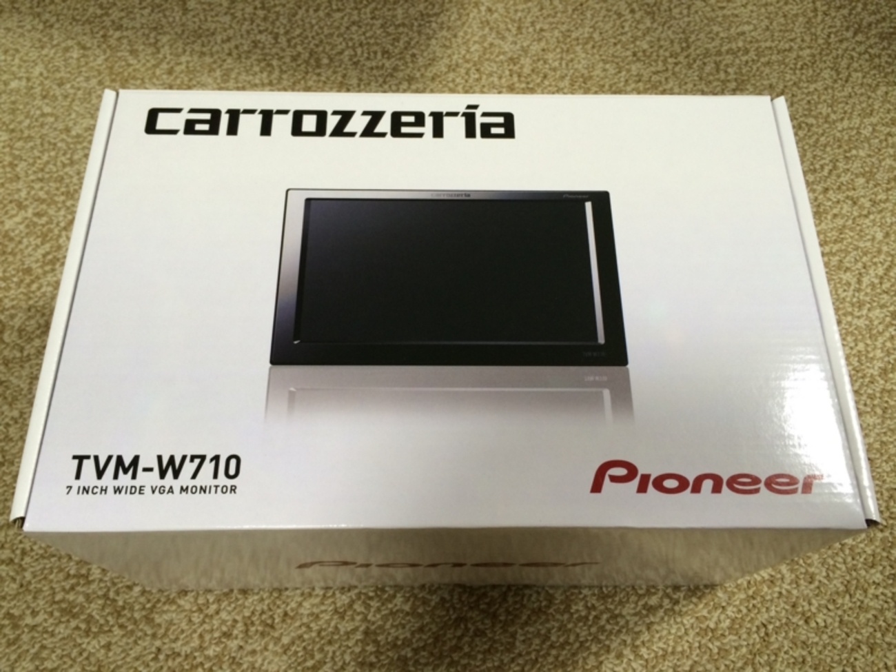 展示品 パイオニア 7V型ワイドVGAモニター TVM-W710