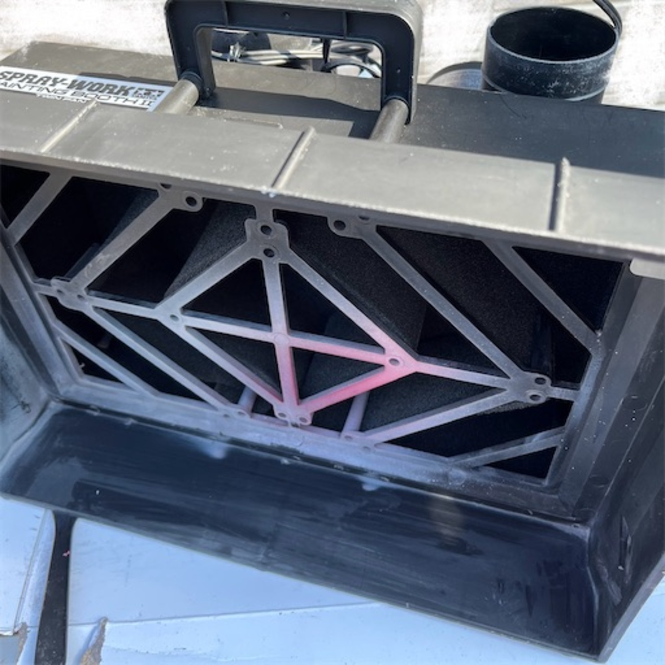 ペインティングブースの清掃 - ハルマキの備忘録