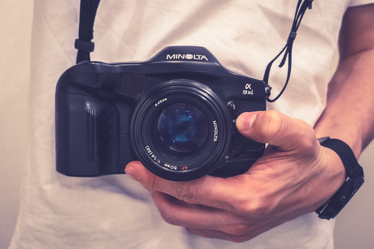 MINOLTA α9xi で使う為にメルカリで買ったレンズ AF 50mm F1.4 が