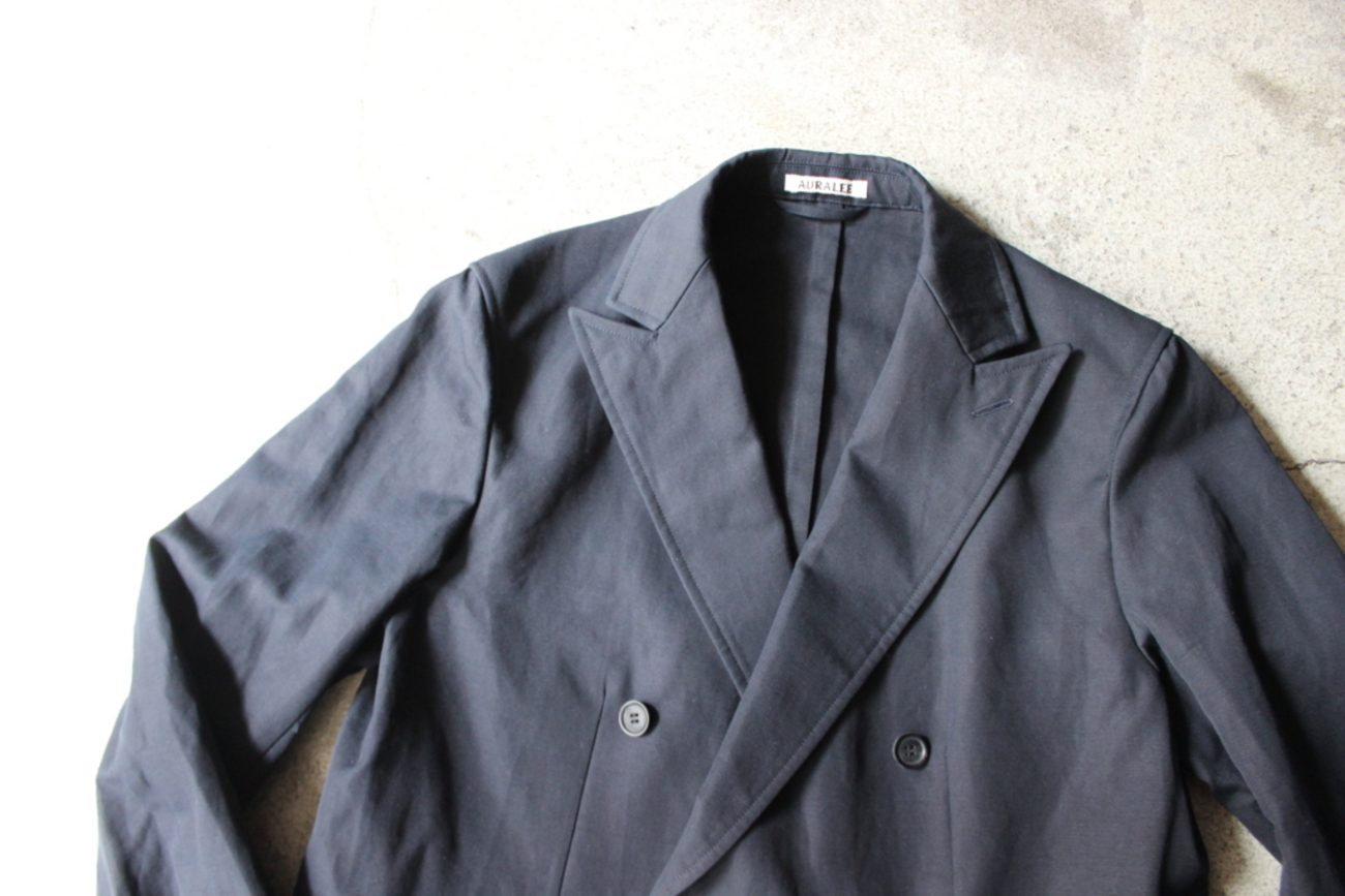 AURALEE FINX LINEN OX DOUBLE JACKETリネン 4 Auralee Finx Linen Ox Double Jacket Men size 4 Used linen