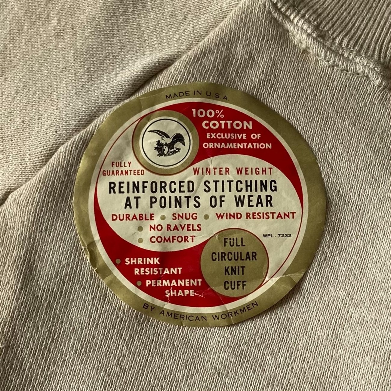 ワ*ン様 40s 50s russell スウェット　ビンスウェ　襤褸　鬼フェー 1586 珍品 ラッセルアスレチック ビンテージ スウェット 40