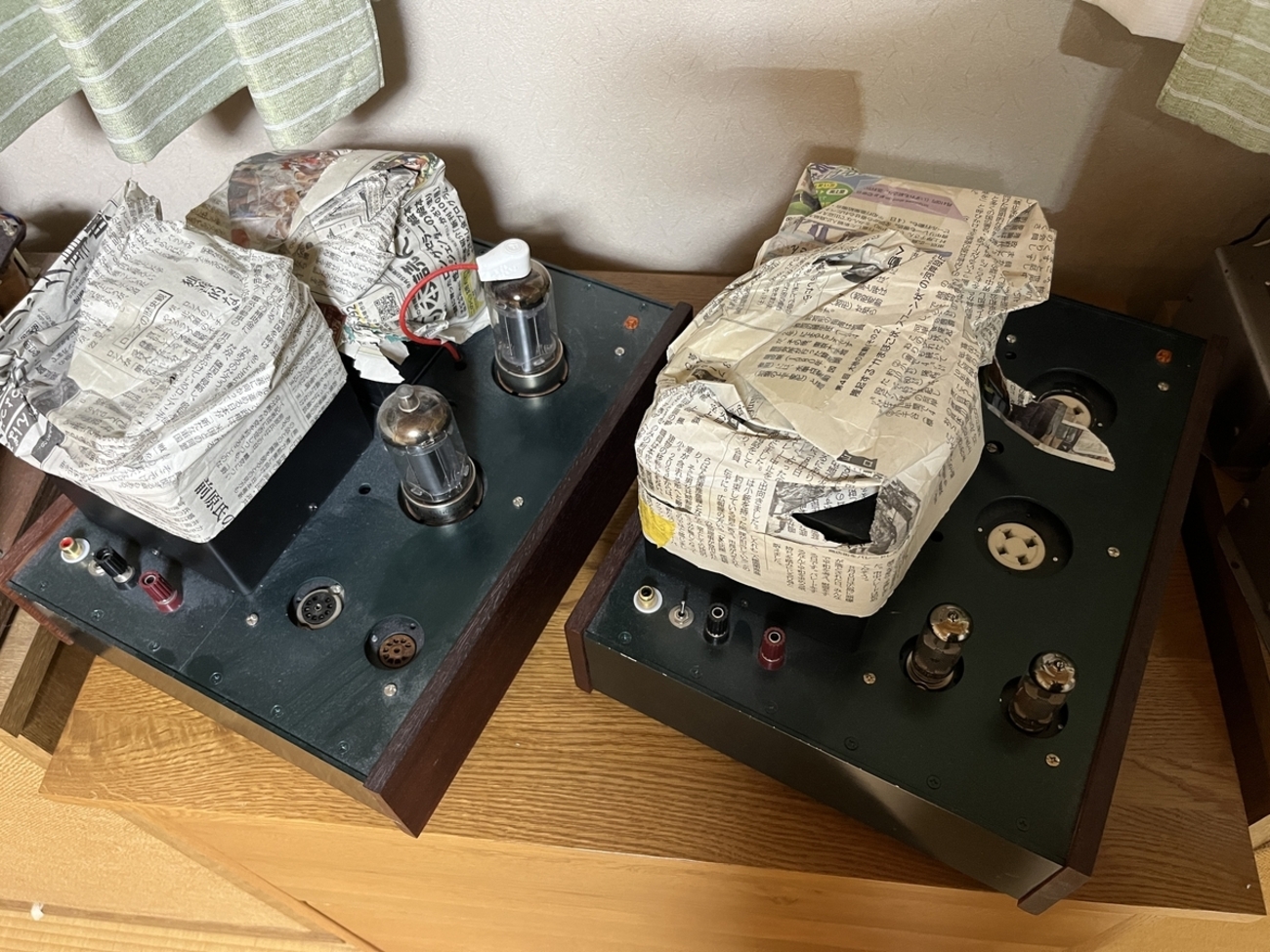 自作 真空管パワーアンプ 811送信管動作品