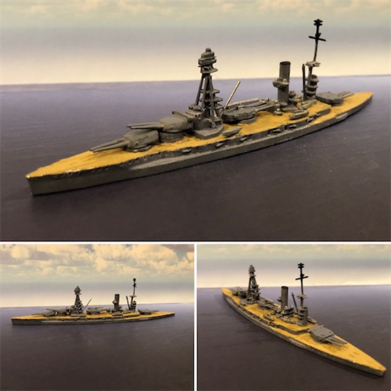 八十八艦隊　350 完成品　41㎝砲　戦艦試案 扶桑級戦艦の改装：41センチ砲搭載案 - 相州の、ほぼ週刊、1
