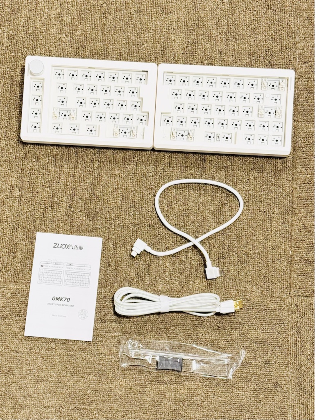 レビュー】初めての分割キーボード「ZUOYA GMK70」を購入してみた感想