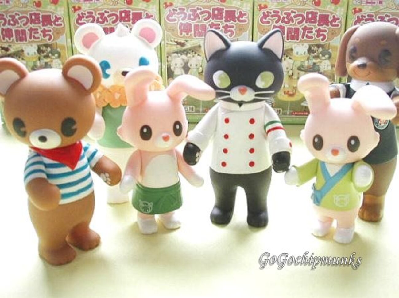 どうぶつ店長と仲間たち☆メガハウスミニコレ・どうぶつ店長 どうぶつ 