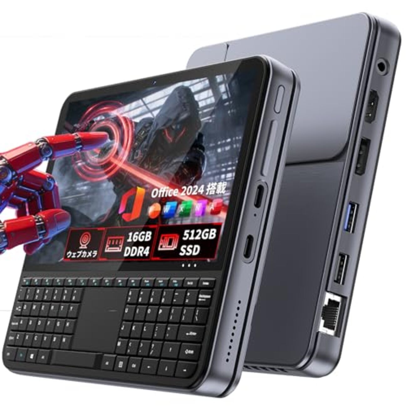 画面とkeyがくっついた？Intel N150搭載の「変態ミニPC」が放つ