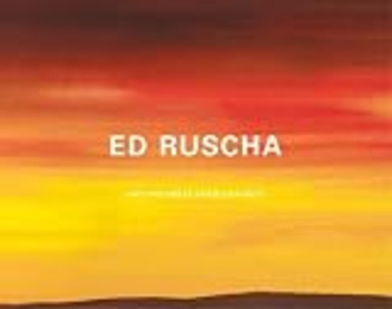 Ed Ruschaの発音とカタカナ表記について - #EBF6F7